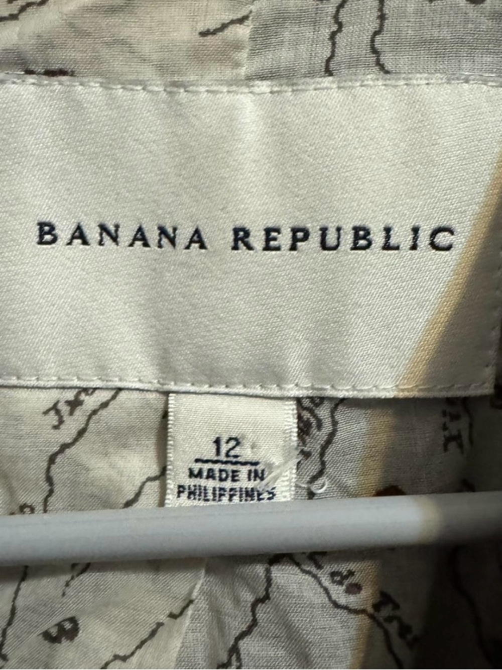 Banana Republic Brown Women's Button Front Blazer Jacket; size 12 - Picture 5 of 5